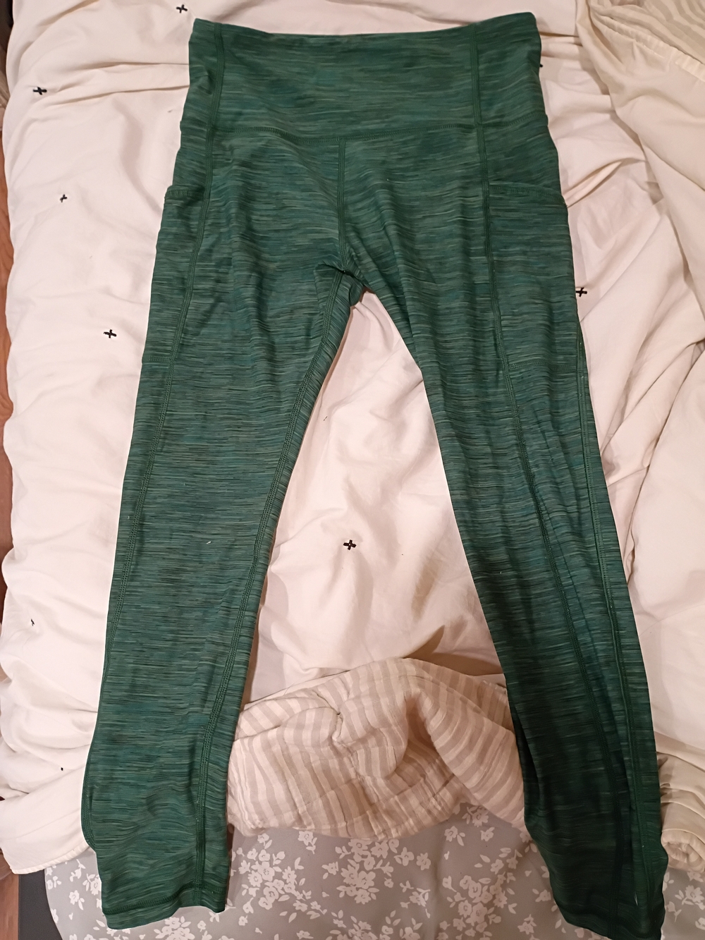 Lorna Jane Brand Green/Blue Active Leggings